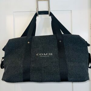 Coach Black Duffel Bag for Travel
